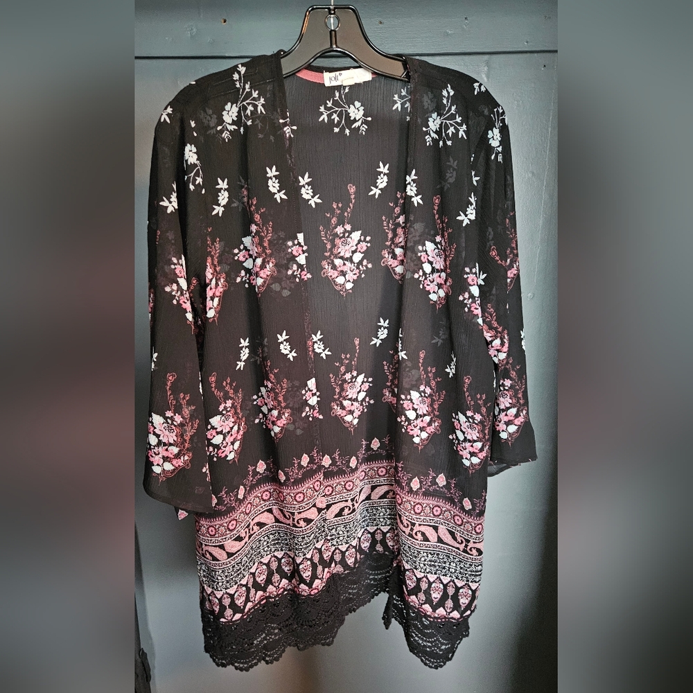 Jolt Black and Pink Floral Cover